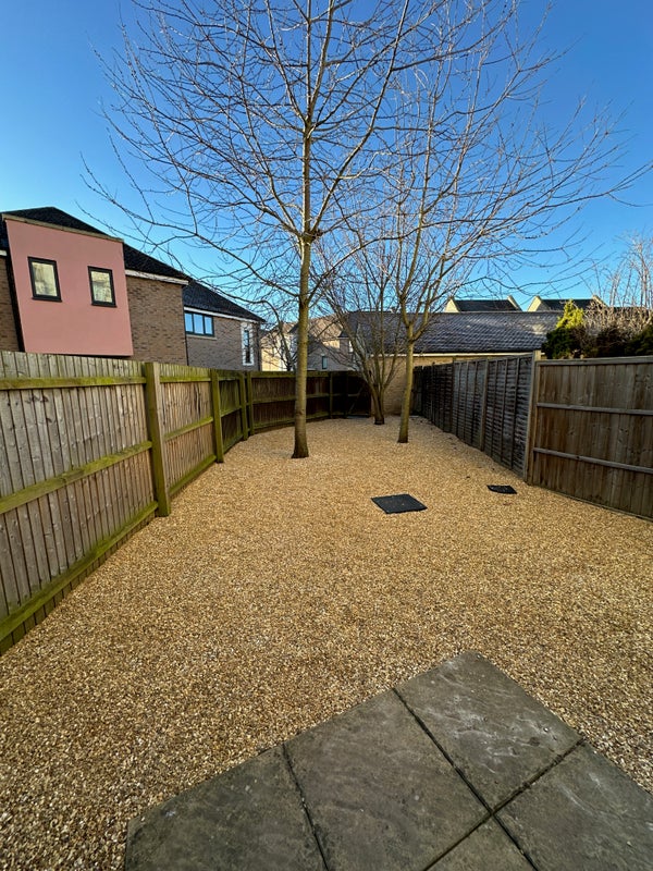 Private rear garden
