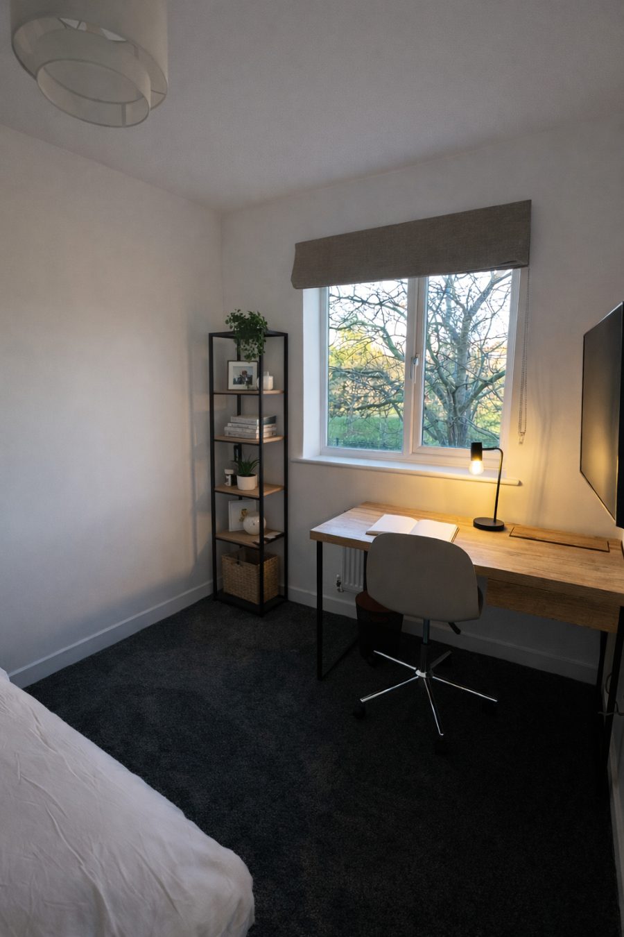 Room 3, desk by the window